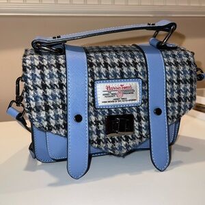 Harris Tweed Blue Houndstooth Women's Bag